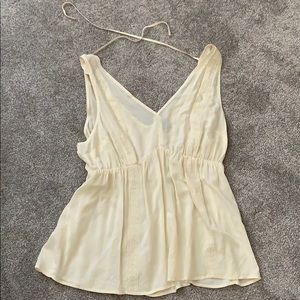 Cream blouse
